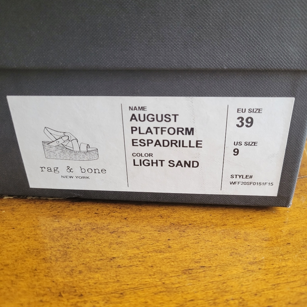 rag & bone August Espadrille Platform Sandal - Picture 7 of 8